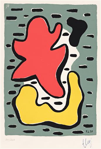 FERNAND LÉGER (after) Two color screenprints